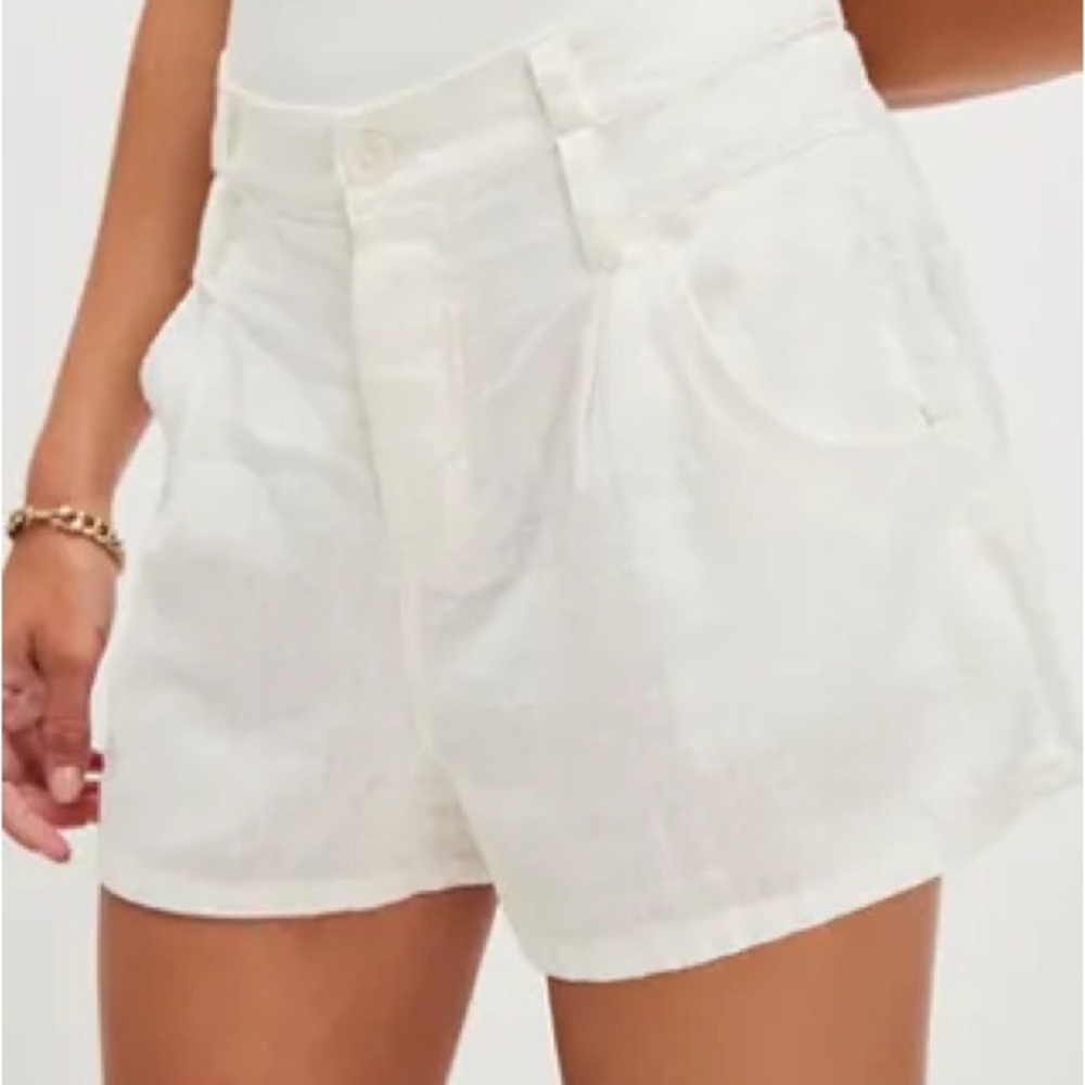 NWT Free People Audra Linen Shorts